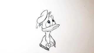 تعلم الرسم::طريقة رسم بطوط donald duck