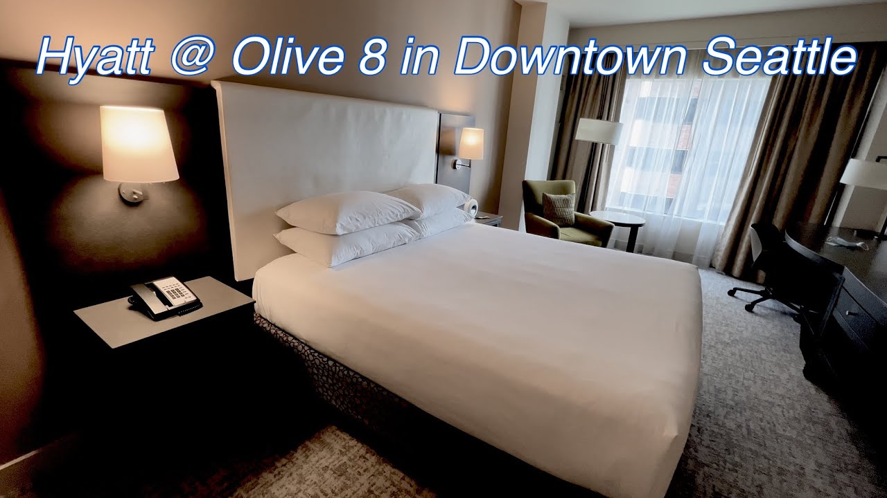 Luxury Hyatt @ Olive 8 Hotel Room Tour in Downtown Seattle, Washington