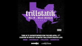 #TrillStatik album creation will be streamed on this page LIVE!!!