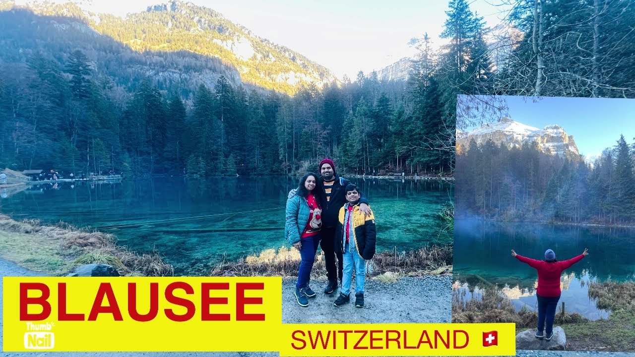 Blausee |Switzerland 🇨🇭 Romantic forest lake in kander valley | Winter Wonderland|