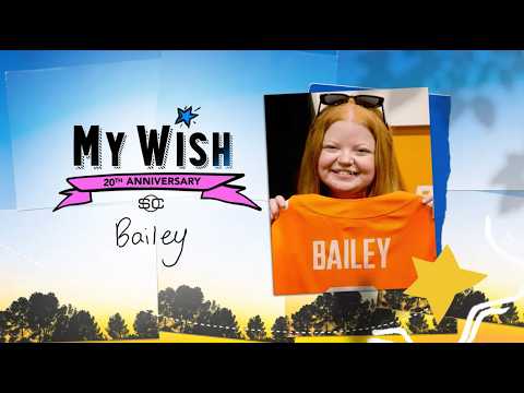My Wish: Bailey meets Tennessee Vols football team, leads band during Tennessee's win | SportsCenter