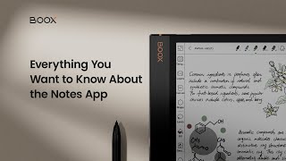 BOOX Notes App: Everything You Want to Know - BOOX Tutorial Ep12
