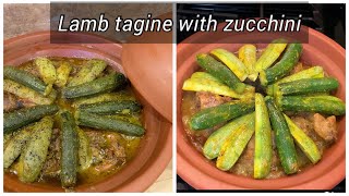 Moroccan Lamb Tagine with Zucchini / Moroccan Food /Lamb Tagine