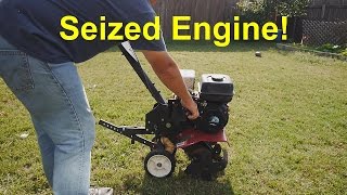 Craftsman Tiller - Seized Engine - LCT, Briggs & Stratton