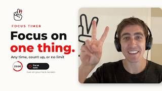 Focus on one thing at a time in Twos | Focus Timer | Twos App