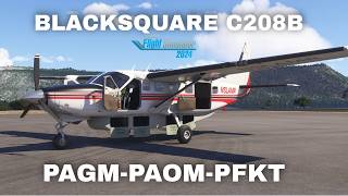 Illegal Russian Cargo? | BLACKSQUARE CARAVAN | PAGM-PAOM-PFKT | Real Airline Pilot |