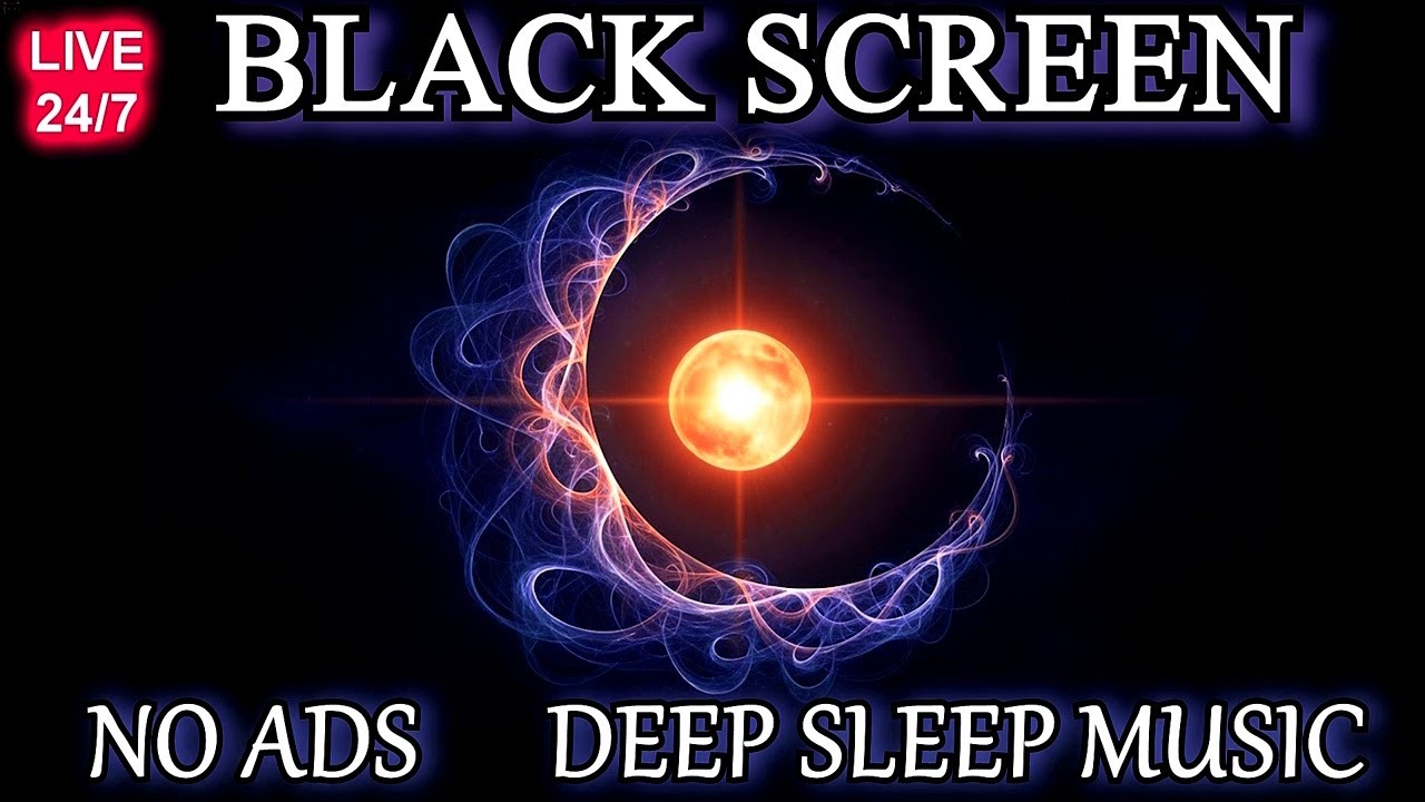 Astral DEEP Sleep Music NO ADS, Calm Ambient Stress Relief Music, 432Hz Sleeping Music Black Screen