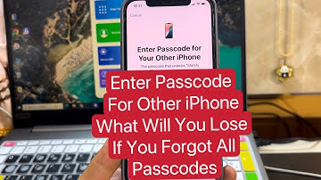Enter Passcode for Other iPhones? What Will You Lose If You Forgot All Passcodes. How to Bypass It
