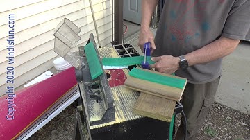Making Screen Printing Squeegees