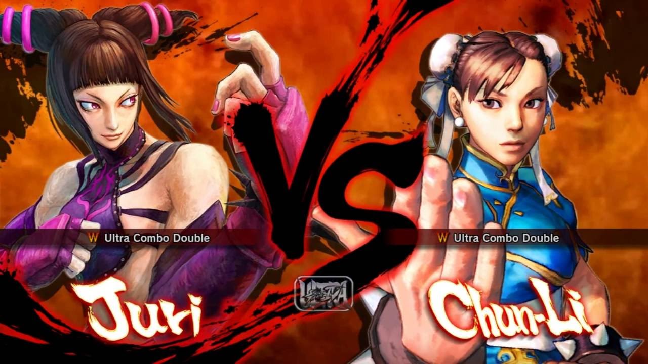 Street Fighter 4 Juri Vs Chun Li Youtube 