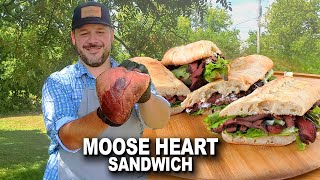 Romantic Valentine's Day Steak Sandwich | ROUGH COOKING RECIPE | #happyvalentinesday #food