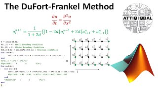 The DuFort-Frankel Method with MATLAB code (Lecture # 05)