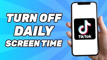 How to Turn off Daily Screen Time on Tiktok (2025)