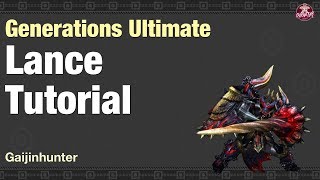 MHGU: Lance Tutorial