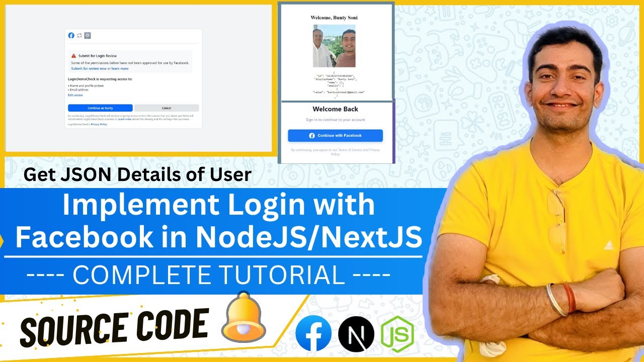 Source Code Fb Latest | Implement Login with Facebook in Web Application | Source Code ...