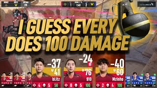Vitality's grenades are INSANE