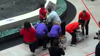 Grocery Cart Relay Harvest for Hunger Kickoff 2011