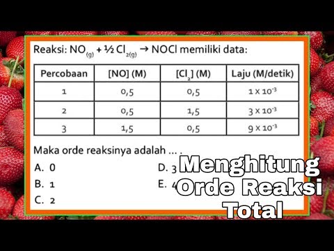 Video: Cara Menentukan Orde Reaksi