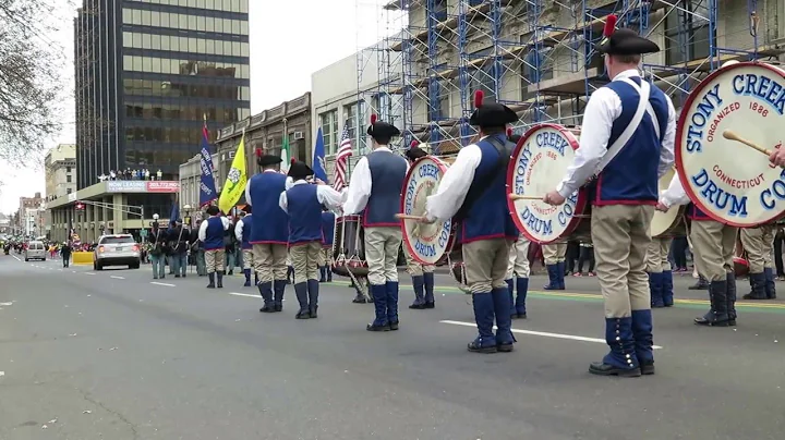 Stoney Creek Drum Corps ~ 2016 Greater New Haven St  Patrick's Day Parade ~ Post Road Photos