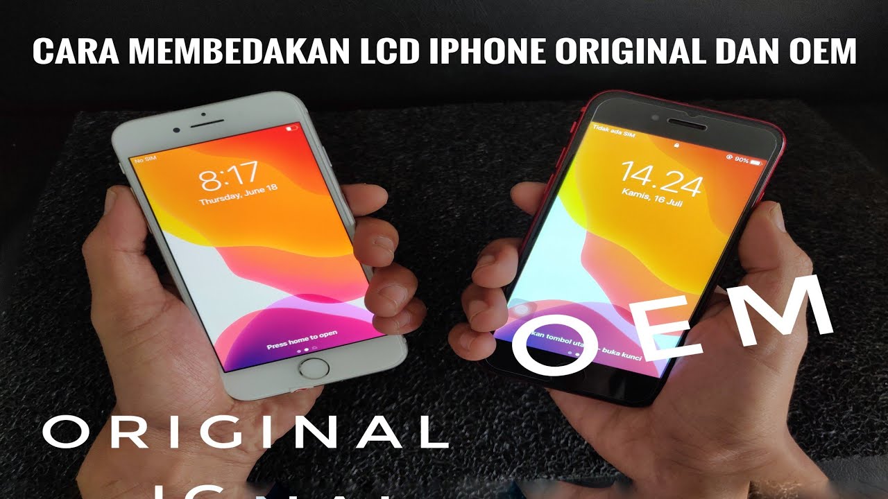 Cara membedakan lcd ori iphone dan lcd oem YouTube