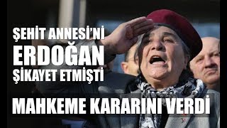 Erdoğanın Şikâyeti Üzerine Hakim Karşısına Çıkan Şehit Annesi Ze Akbaba, Beraat Etti.