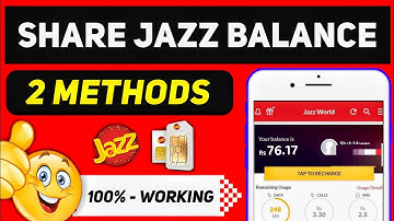 How to Share Jazz Balance in 2025 - Easy Method 🤩