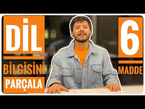 DİL BİLGİSİNİ NASIL FULLEDİM❗️ | 6 MADDE | #TÜRKÇE #YKS #DİLBİLGİSİ