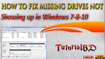 How to fix missing drives/DVD/CD not showing up in Windows 7,8,8.1,10