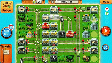 Train Puzzle Solve In Rail Maze 2 - Train Puzzle Challenging Levels - Android Gameplay #2