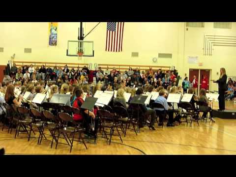 Columbia Intermediate School 6th Grade Beginning Band Concert 11-12-12