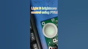 How to control led brightness Using PWM signal #shorts #pwm #led