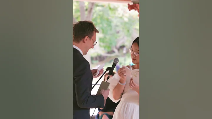 Bride and groom couldn’t get through vows without crying!