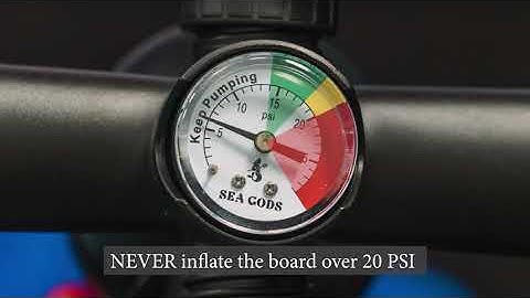 Inflating your Inflatable Stand Up Paddle Board | Sea Gods Stand Up Paddleboards