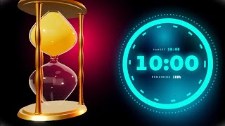 10 Minute Timer With Hourglass Countdown Timer For Study, Work Focus Sand Timer