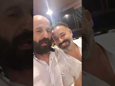 الفنان بدر الشاعري والاعلامي بول ابو حيدر في عيد ميلاد الفنانة سيلفا قبلان في مطعم سمكة شهوان