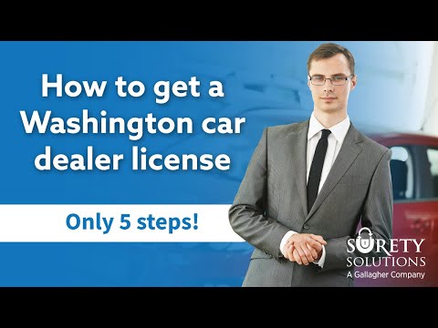 How To Get A Car Dealer License Without A Lot In Washington State