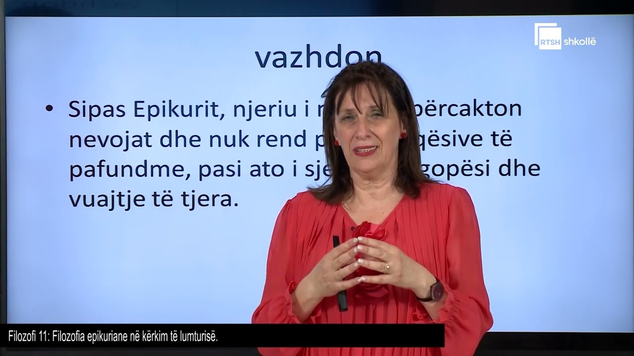 Filozofia epikuriane në kërkim të lumturisë | Filozofi 11