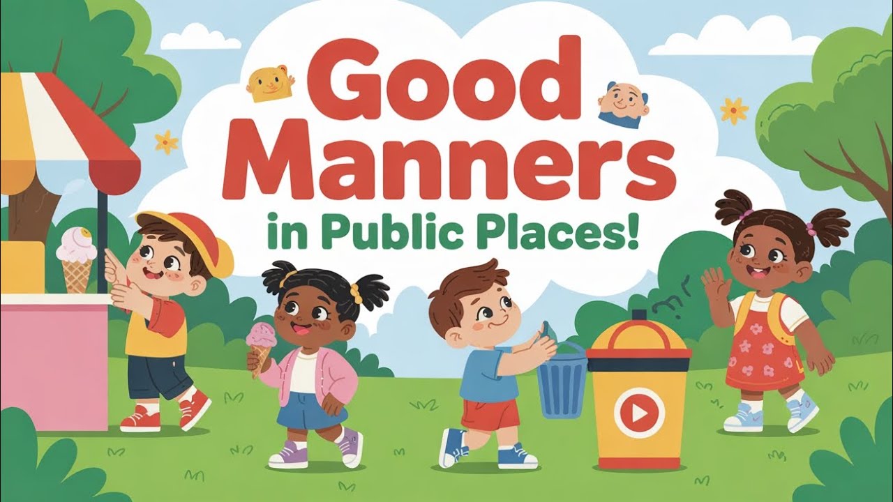 Manners In Public Places for kids