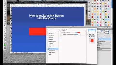 Psd2Html - How To Make RollOver Link Buttons
