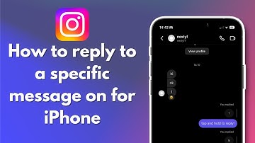 How to reply to a specific message on instagram for iPhone 2024