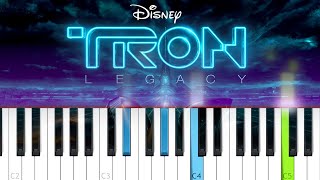 Daft Punk - Derezzed (from the movie TRON: Legacy) (Piano Tutorial)