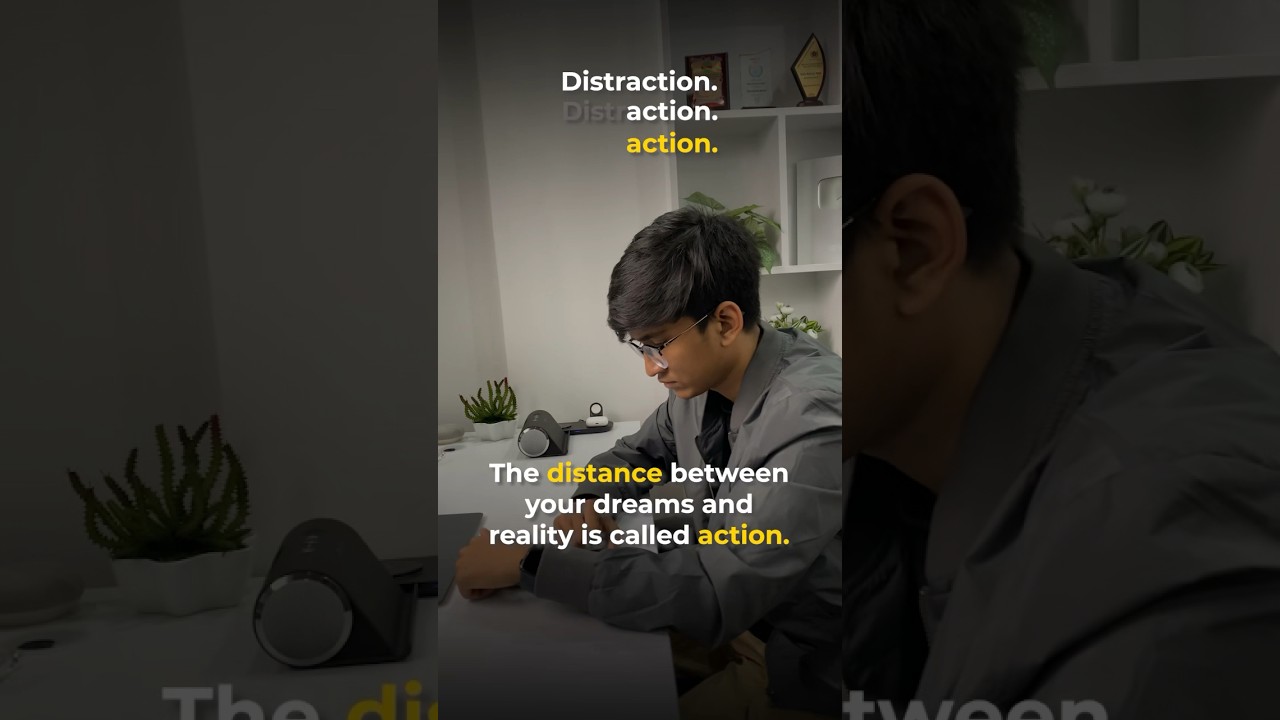 The distance between your dreams and reality is called action. 