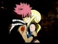 Natsu and lucy kiss  nalu fairy tail fanmade