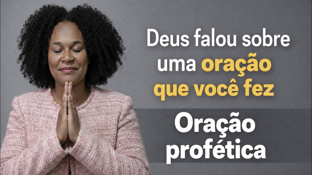 TENHO UMA RESPOSTA DE DEUS PRA VOCÊ | ORAÇÃO PROFÉTICA 