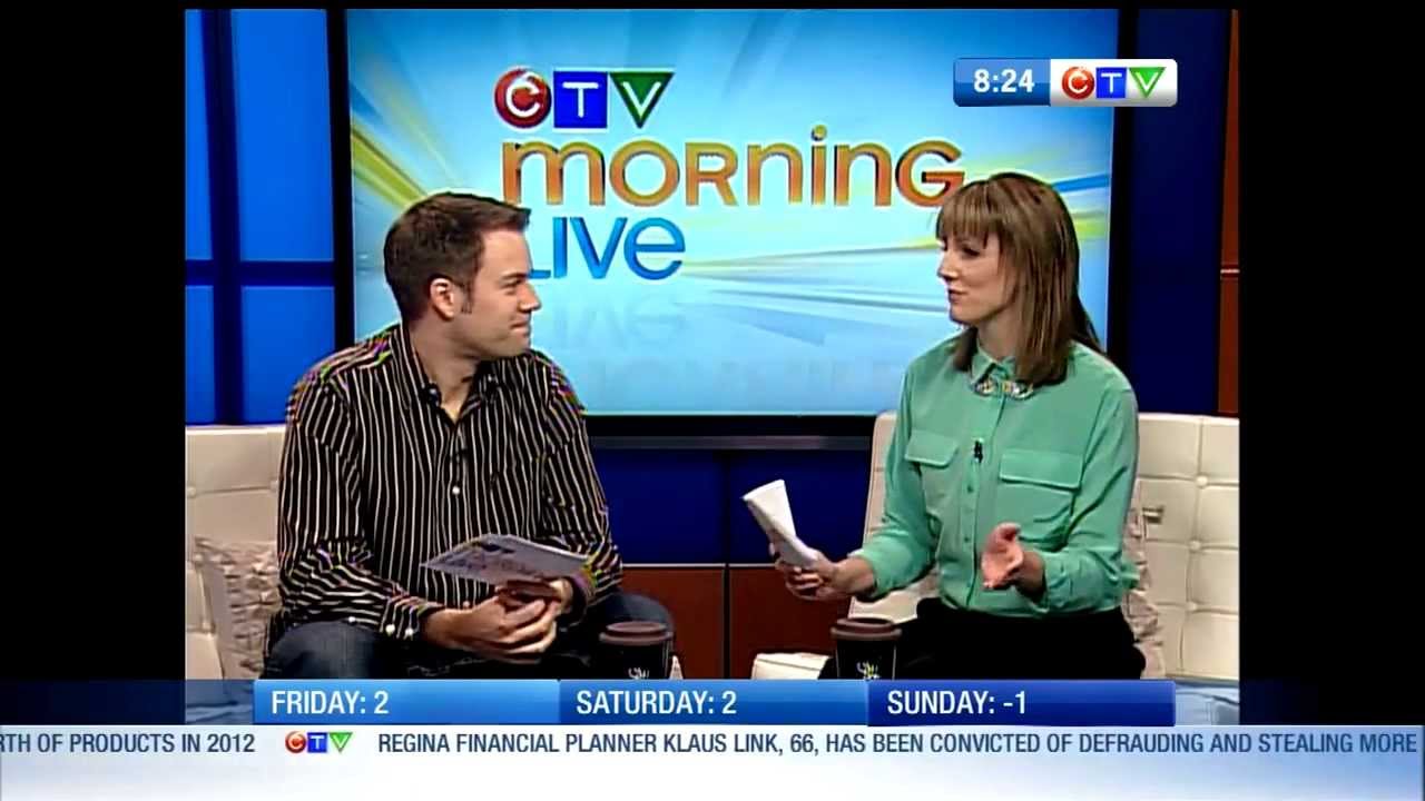 Dj Anchor & Heather Marcoux CTV Morning Live 40 April 18th/2013 (Regina Juno Awards Preview