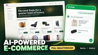 I Built an AI-Powered E-Commerce App | Next.js, Node.js, LangGraph Update