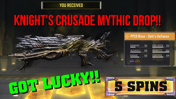 *NEW* MYTHIC TEMPLAR DRAW! I GOT LUCKY - 5 SPINS - Knight