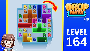 Drop Away Level 164 Solution Walkthrough