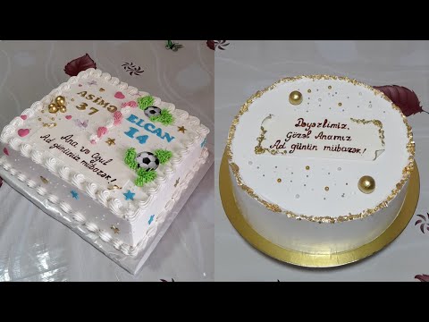 Ad günü tortları 🎂 Cake Birthday 🎂