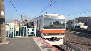 武蔵野線209系　吉川駅発車